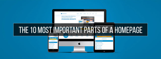 The 10 Most Important Parts Of a Homepage