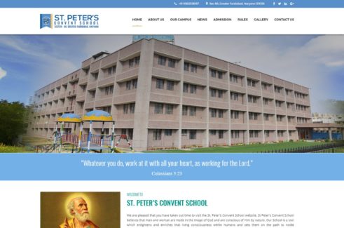 educational institutions website design kerala