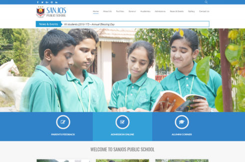 school and college web design company in kerala