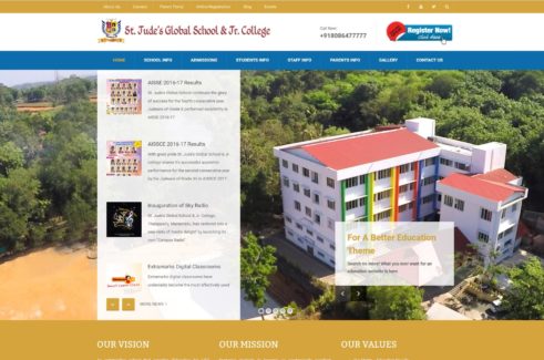 school website design service kerala
