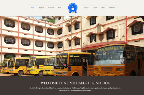 school website design cochin