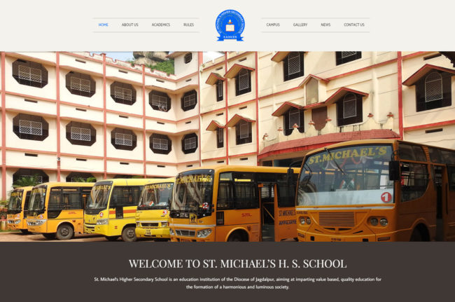school website design cochin