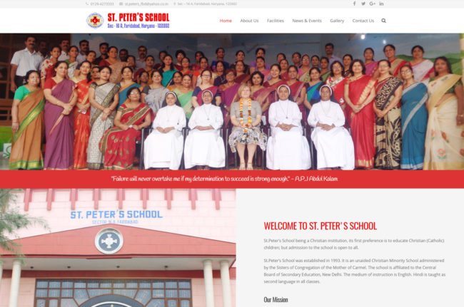 school website design kochi
