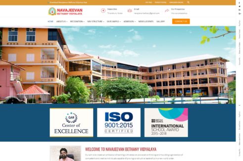 educational website design kerala