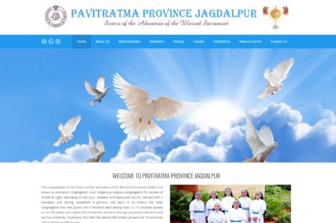 church website design kerala