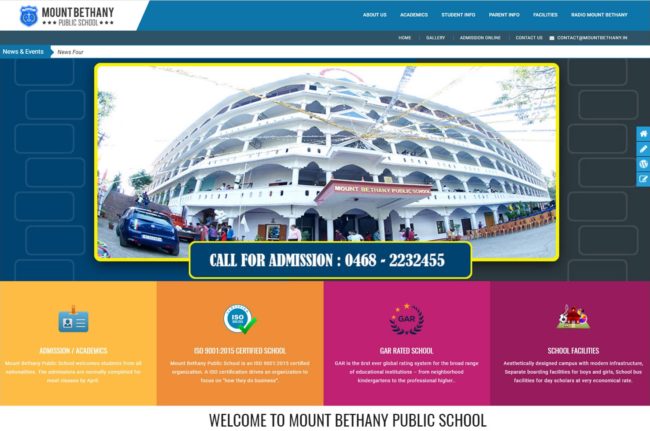 school web design company kerala