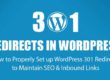 301 redirects in WordPress