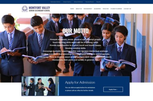 school website design kerala