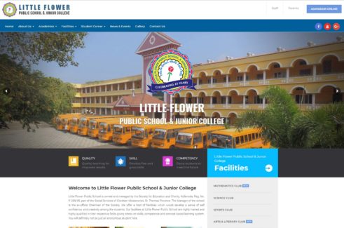 school website design company kerala