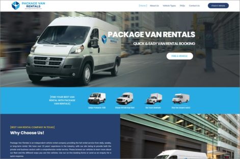 rent a car website design kerala