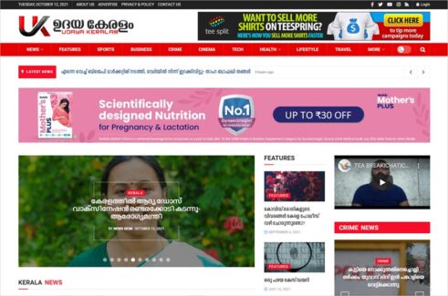 news portal website development thrissur kerala